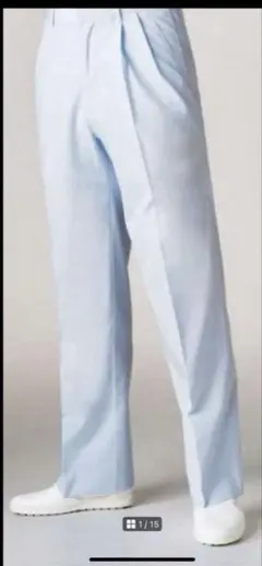 住商モンブラン 白衣 医療用 ズボン パンツ 男性用 メンズ 7-658 Ｓ