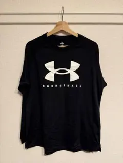 アンダーアーマー バスケTシャツ ロンT ブラックL