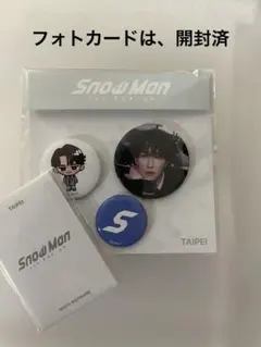 確認済。台北　渡辺さんセット(フォトカC、缶バッチ)