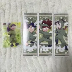 忍たま乱太郎 クリアカード ロングステッカー 三年生