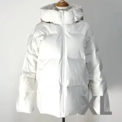 ★ユニクロ シームレスダウンパーカ オフホワイト XLサイズ ダウンジャケット