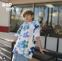 受注生産品‼️Naptime. スプレープリントTシャツ ホワイト M - メルカリ