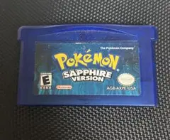 ポケットモンスター サファイア(正規北米版・EON付属) ポケットモンスター サファイア 北米版 正規品 箱 説明書付き GBA