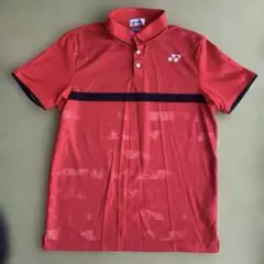 YONEX 赤 ポロシャツ ストライプ ユニフォーム