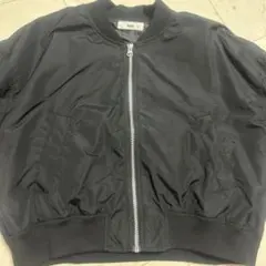 WEGO ブラック ボンバージャケット