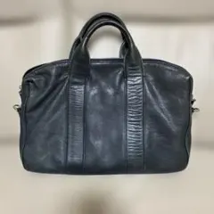 aniary 2wayビジネスバッグ アンティークレザー ネイビー 本革