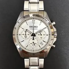 SEIKO SSB025P1 逆輸入 クロノグラフ 白文字盤 廃盤 6T63 SEIKO SSB025P1 逆輸入 クロノグラフ 白文字盤 廃盤 6T63 - メルカリ