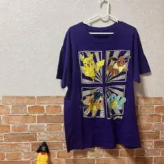 A-006 90sアメリカ製ポケモン Tシャツ 紫