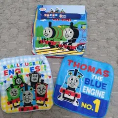 トーマス タオルハンカチ 5枚組 16cmのサムネイル