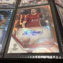 Diogo Jota 直筆サインカード Topps Chrome