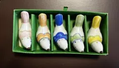 陶器製鳥型箸置き5個セット　はし置き