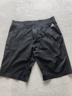 【美品】adidas メンズ ゴルフショートパンツ ブラックのサムネイル