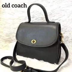 オールドコーチ 2WAY ハンドバッグ ショルダーバッグ レザー ターンロック