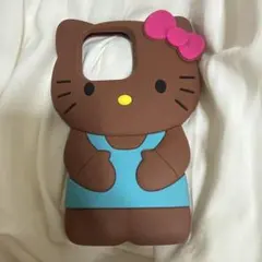 黒ギャルキティ iPhoneケース シリコン製