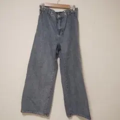 INGNI　ブルー　ストレートデニム　ワイド