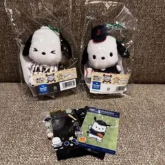 タイトーくじ　侍ジャパン×サンリオキャラクターズ C賞，D賞　ポチャッコセット