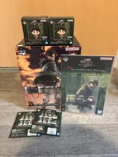 一番くじ 進撃の巨人～獣の巨人は俺が仕留める～ B賞、D賞、G賞、H賞セット