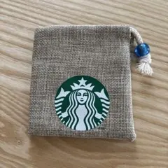 Starbucks リネン ポーチ ロゴ入り