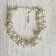005クレオパトラ　ブレスレット　あこやパール　宇和島産　本真珠