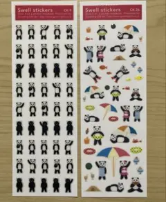 シール　パンダ