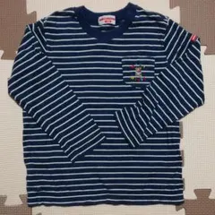ミキハウス ロンT 110 ボーダー
