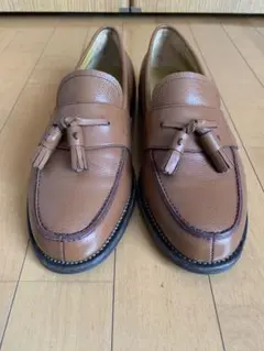 REGAL ブラウンレザー タッセルローファー