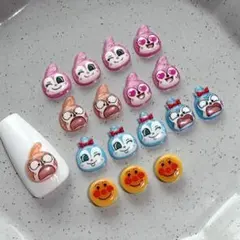 無言購入OK⭕️ アンパンマン コキンちゃん ドキンちゃん ネイルパーツセット