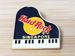 ハードロックカフェ シンガポール ピンバッジ ピアノ ピンズ SINGAPORE
