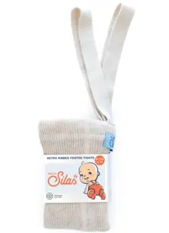 Silly Silasシリーサイラスクリーム色 タイツ　　　　　6-12m