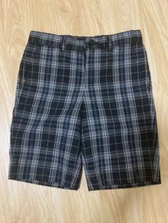 COMME CA ISM チェック柄 ショートパンツ 110A