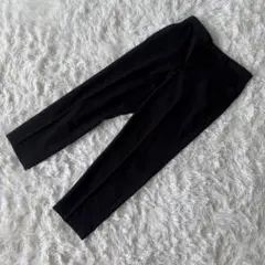 グローバルワーク GLOBAL WORK テーパードパンツ S 黒 きれいめ◎