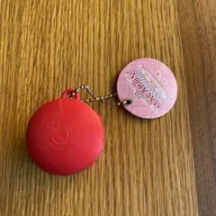 3D マカロン カチカチクリッカー キーホルダー レッド