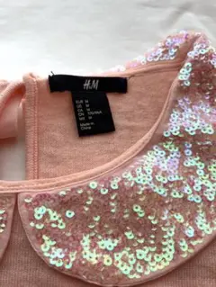 H&M 襟スパンコール　キラキラ