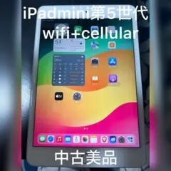 iPadmini 第5世代 wifi+cellular