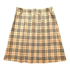 BURBERRY/バーバリーロンドン ノバチェック 台形ミニスカート 160A