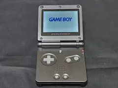 新品外装＆IPS液晶V5搭載 ゲームボーイアドバンスSP　ブラック