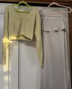 LILY BROWN カーディガン&キャミワンピ　未着用