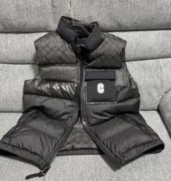 【美品】COACH コーチ　シグネチャー　ダウンベスト　ブラック　S