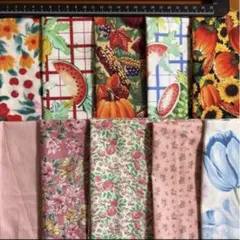 ハギレ　カットクロス　まとめ売り　パッチワーク30㎝×30㎝　10枚セット225