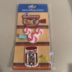 東京ディズニーリゾート ヘアクリップ 3個セット　ミッキーマウス