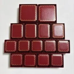 カルティエ　ネックレス　リングケース　ピアスケース　空箱　現行品　15個