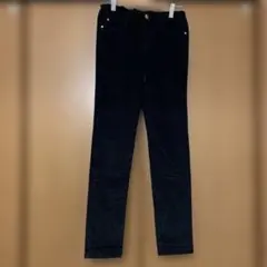 ZARA コーデュロイ黒パンツ スリムフィット 140cm