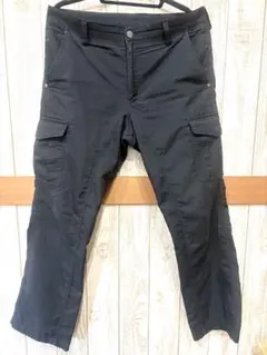TSデザイン　ストレッチカーゴパンツ ブラック LLサイズ