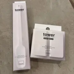 【新品・未開封】tower 山崎実業 マグネット なべつかみ&シリコンスプーンのサムネイル