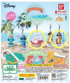 ディズニーキャラクター めじるしアクセサリー Summer ベイマックス&デール