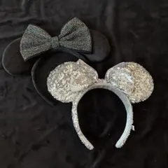 ミニー スパンコール カチューシャ キラキラ