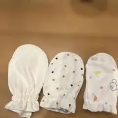 ベビー用ミトンセット 3点　バラでもok
