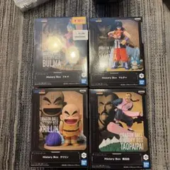 ドラゴンボール ヒストリーボックス ブルマ　ヤムチャ　クリリン　桃白白