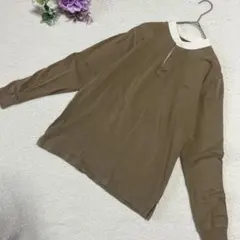 【OUTDOOR PRODUCTS】ヘビーウェイトスタンドカラーロングTシャツSのサムネイル