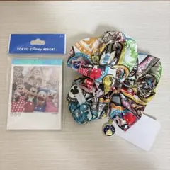 【新品未使用】ディズニー　実写　シュシュ　メモ帳　2点セット